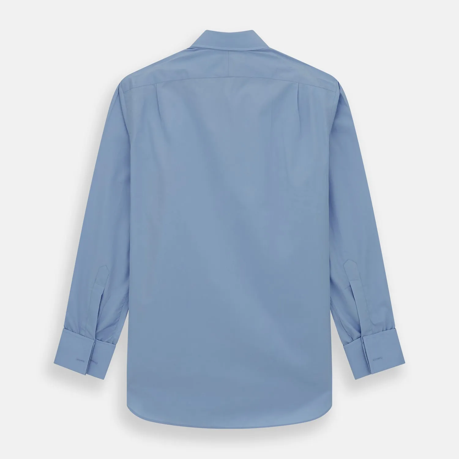 Blue Cotton Shirt with T&A Collar and Double Cuffs sold by Turnbull & Asser product image thumbnail 3