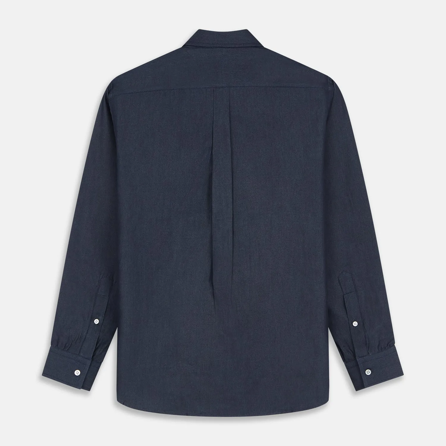 Blue Weekend Fit Finch Shirt With Derby Collar And Chest Pocket sold by Turnbull & Asser product image thumbnail 5