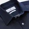 Blue Weekend Fit Finch Shirt With Derby Collar And Chest Pocket sold by Turnbull & Asser