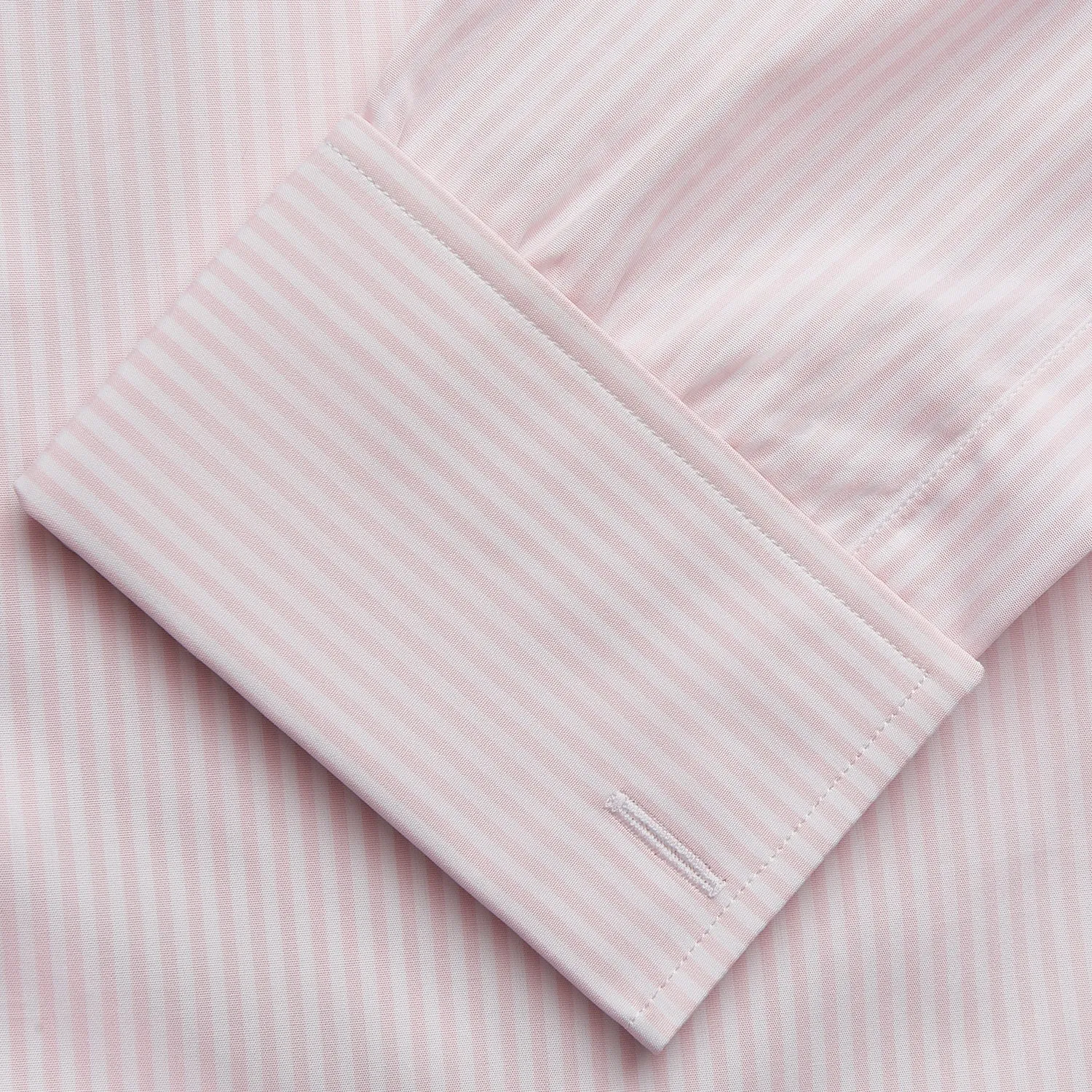 White and Pink Wide Stripe Shirt with Double Cuffs sold by Turnbull & Asser product image thumbnail 3