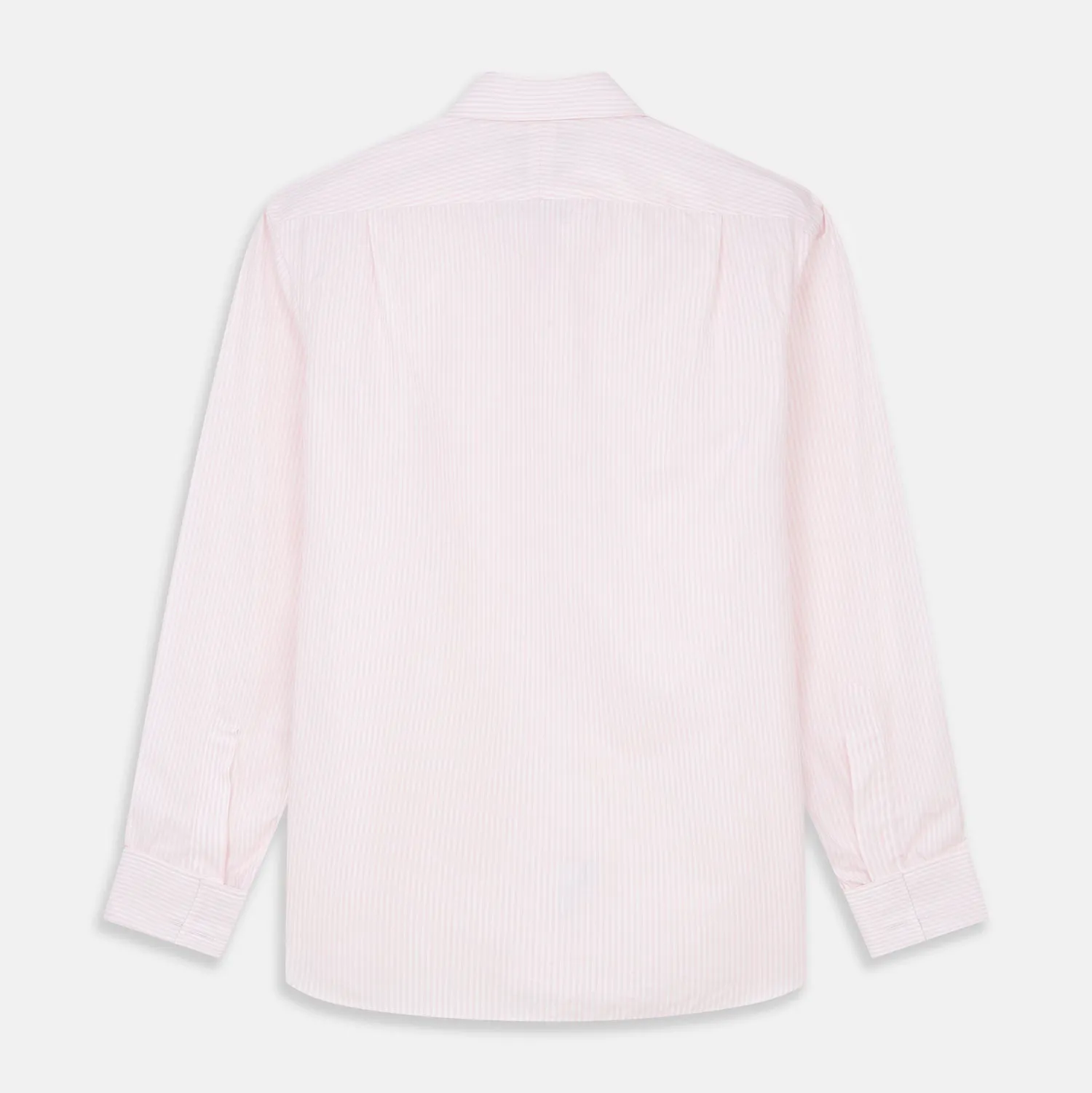White and Pink Wide Stripe Shirt with Double Cuffs sold by Turnbull & Asser product image thumbnail 5