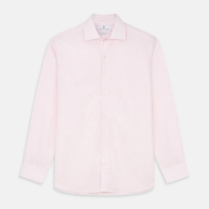 Pink Windowpane Check Shirt sold by Turnbull & Asser