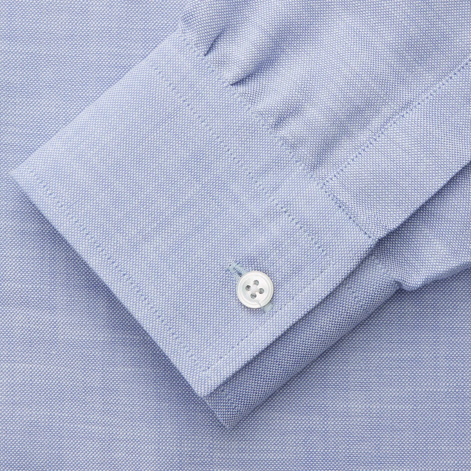 Pale Blue Weekend Fit Hayne Shirt With Dorset Collar And 1-Button Cuffs sold by Turnbull & Asser product image thumbnail 4