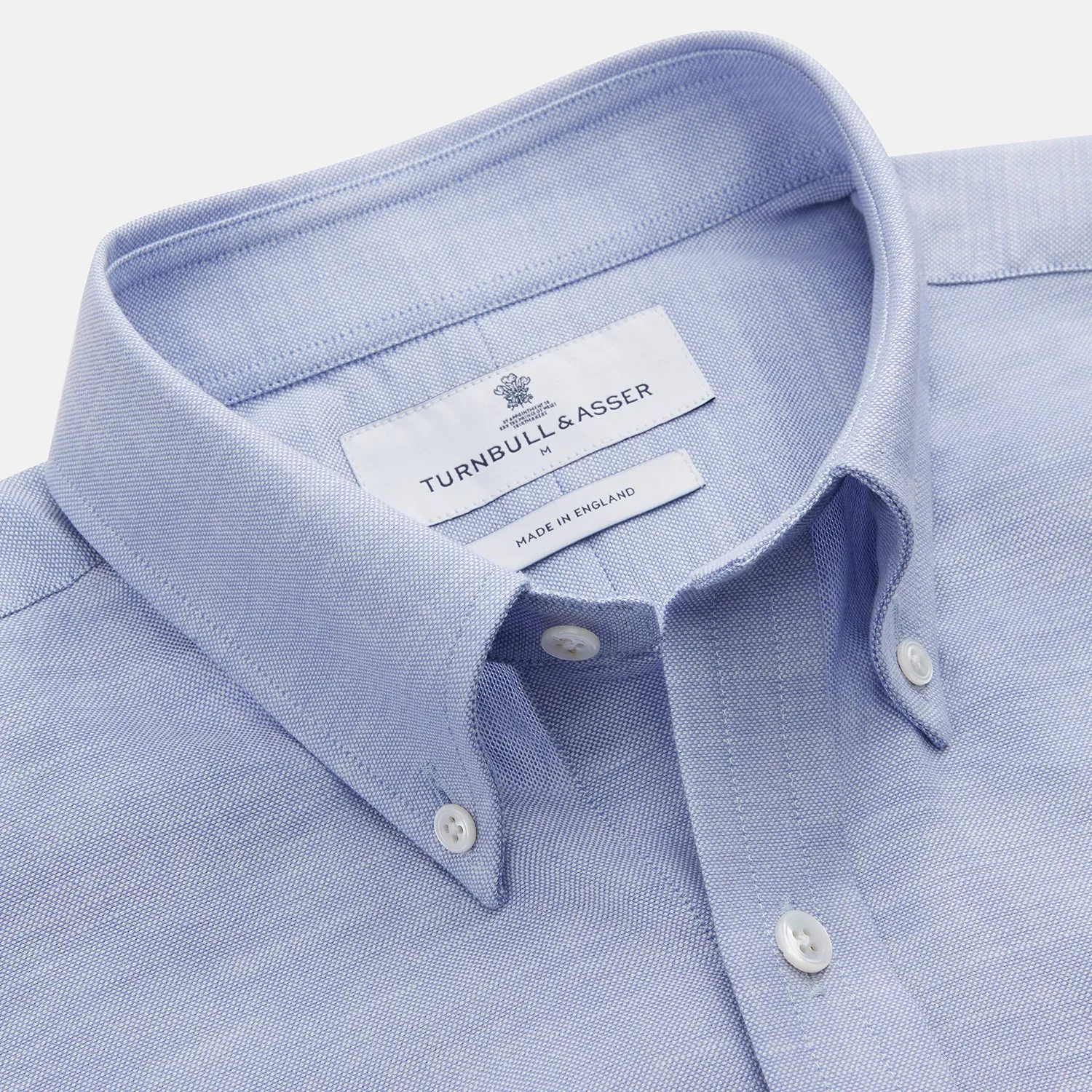 Pale Blue Weekend Fit Hayne Shirt With Dorset Collar And 1-Button Cuffs sold by Turnbull & Asser product image thumbnail 2