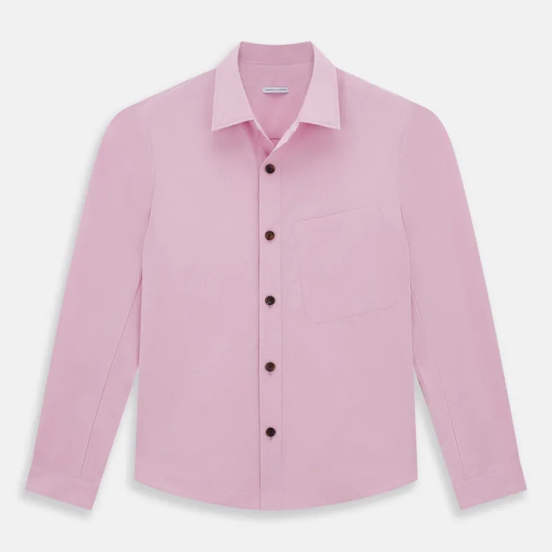 Pink Hyde Overshirt sold by Turnbull & Asser