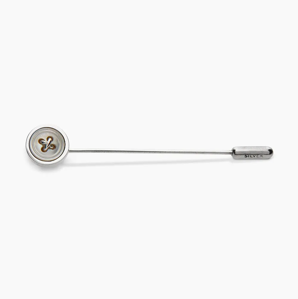 Sterling Silver White Tie Pin sold by Turnbull & Asser product image thumbnail 4