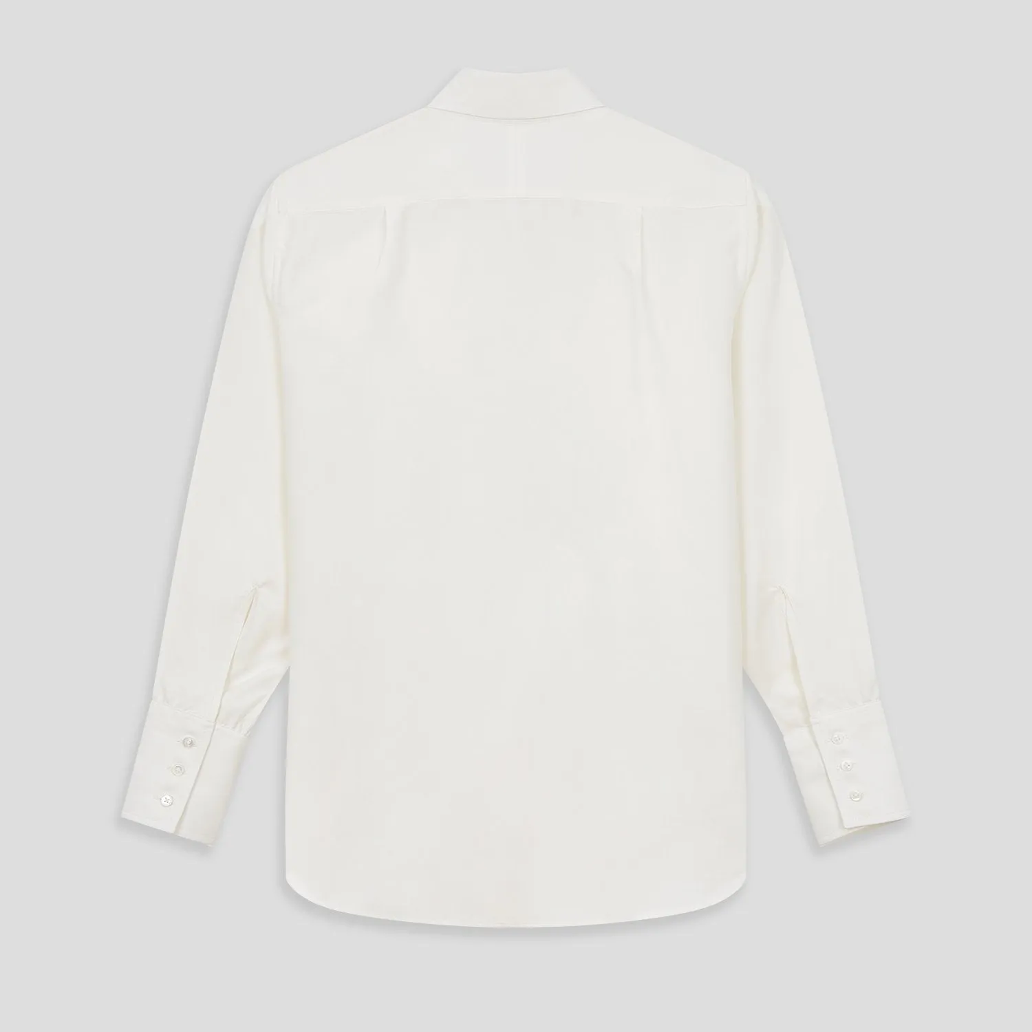 Turnbull and The Deck Cream Silk Romantic Shirt sold by Turnbull & Asser product image thumbnail 3