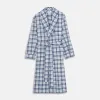 Blue Check Cotton Gown sold by Turnbull & Asser