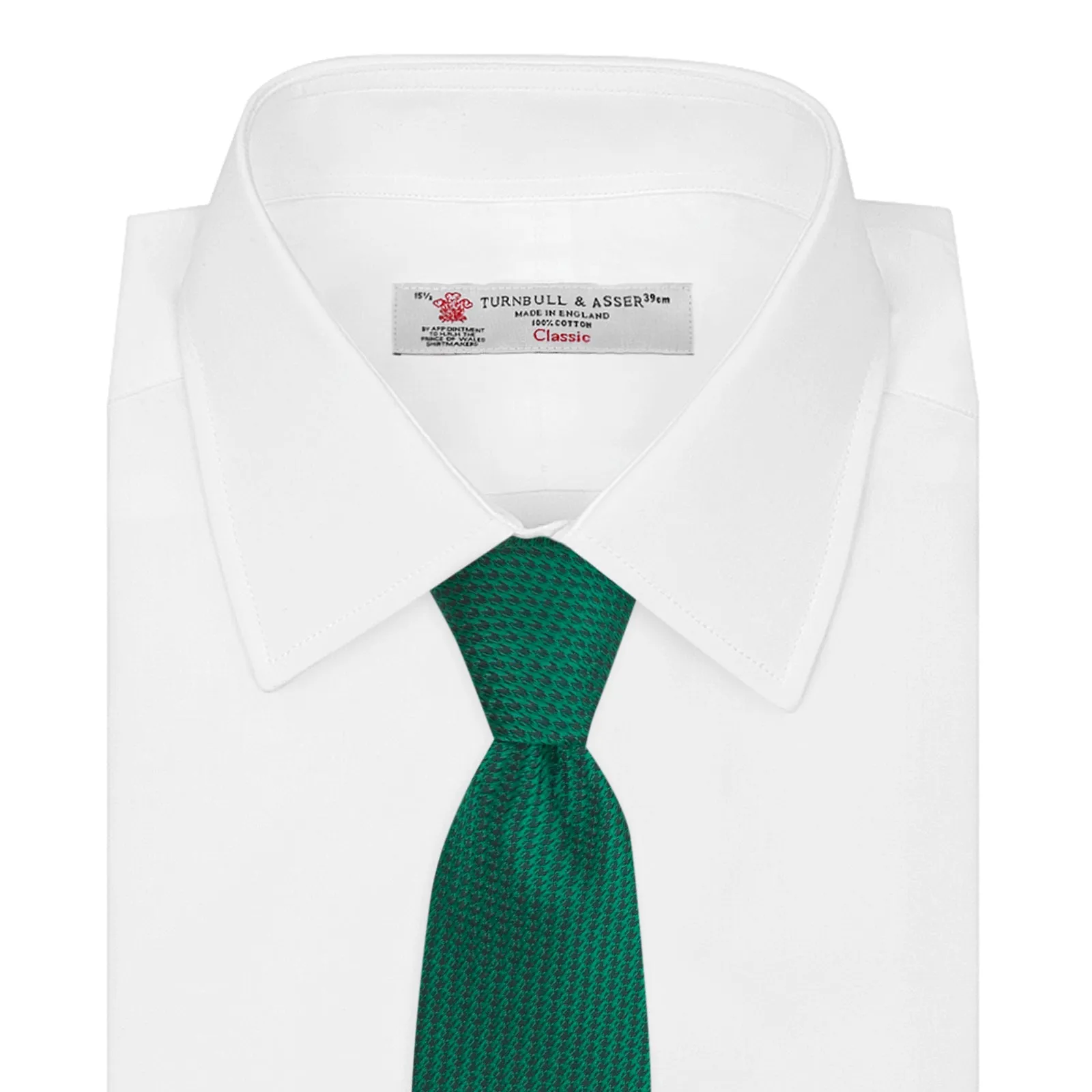 Green Lace Silk Tie sold by Turnbull & Asser product image thumbnail 2