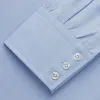 Tailored Fit Blue Cotton Shirt with Kent Collar and 3-Button Cuffs sold by Turnbull & Asser