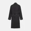 Charcoal Grey Check Wool Pierce Gown sold by Turnbull & Asser