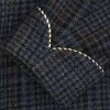 Charcoal Grey Check Wool Pierce Gown sold by Turnbull & Asser