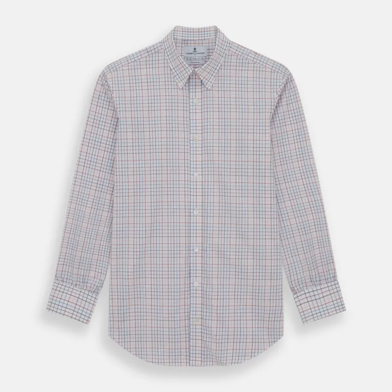 Multi Graph Check Richmond Shirt sold by Turnbull & Asser