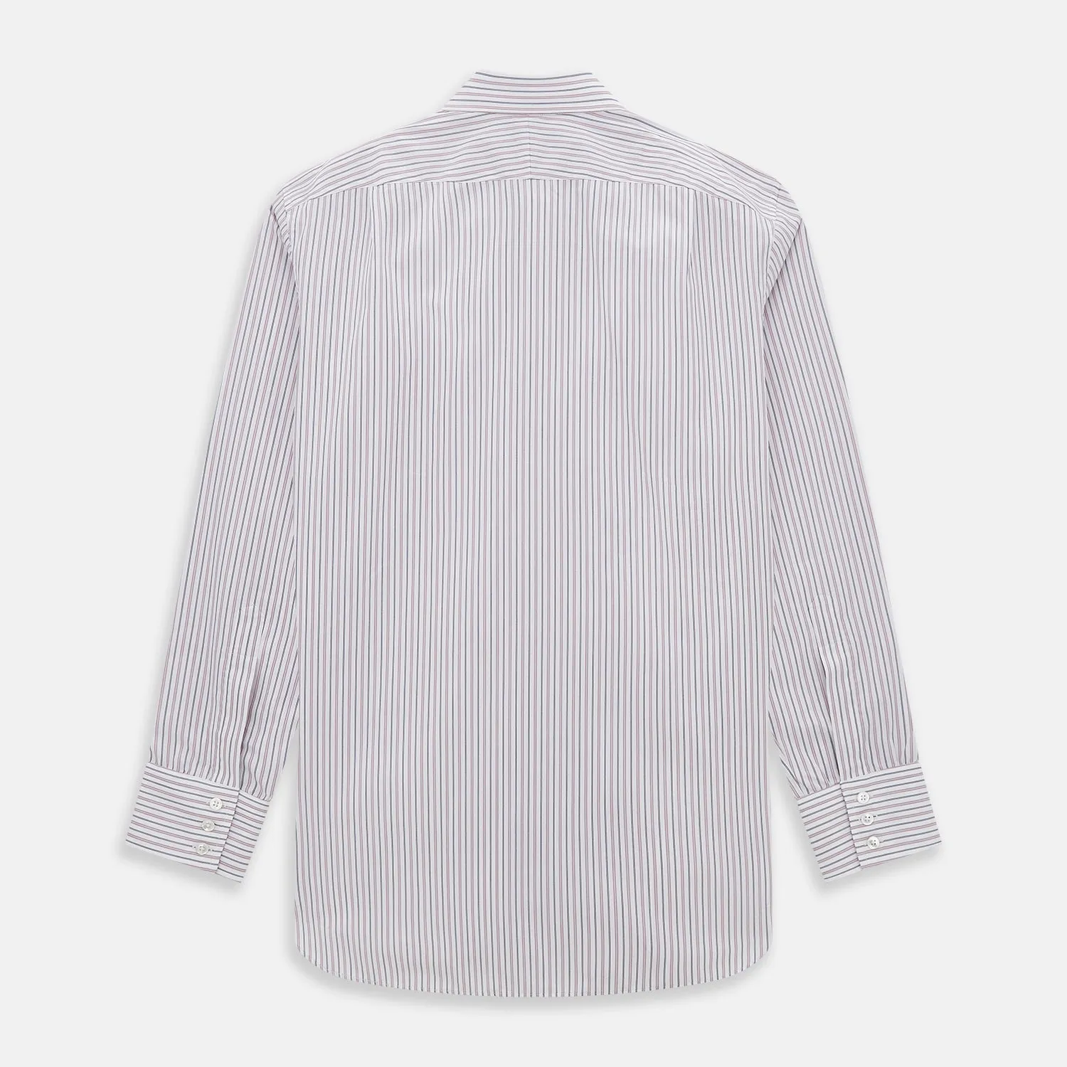 Red Multi Stripe Mayfair Shirt sold by Turnbull & Asser product image thumbnail 3