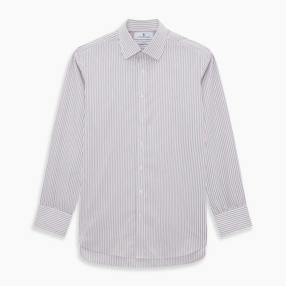 Red Multi Stripe Mayfair Shirt sold by Turnbull & Asser