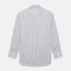 Navy Multi Stripe Mayfair Shirt sold by Turnbull & Asser