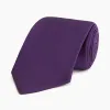 HORIZONTAL TWILL PLUM TIE sold by Turnbull & Asser