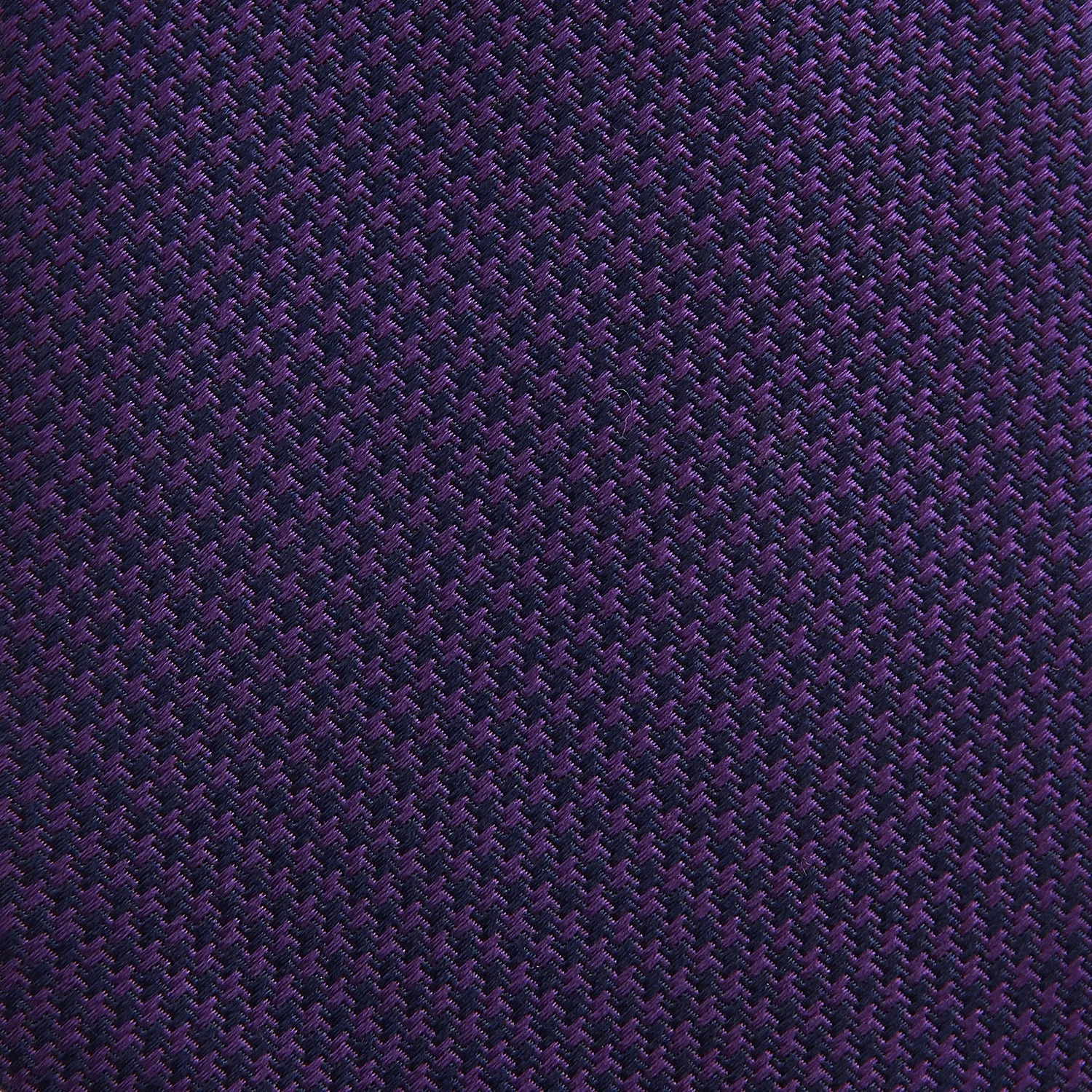 HOUNDSTOOTH NAVY PLUM TIE sold by Turnbull & Asser product image thumbnail 3