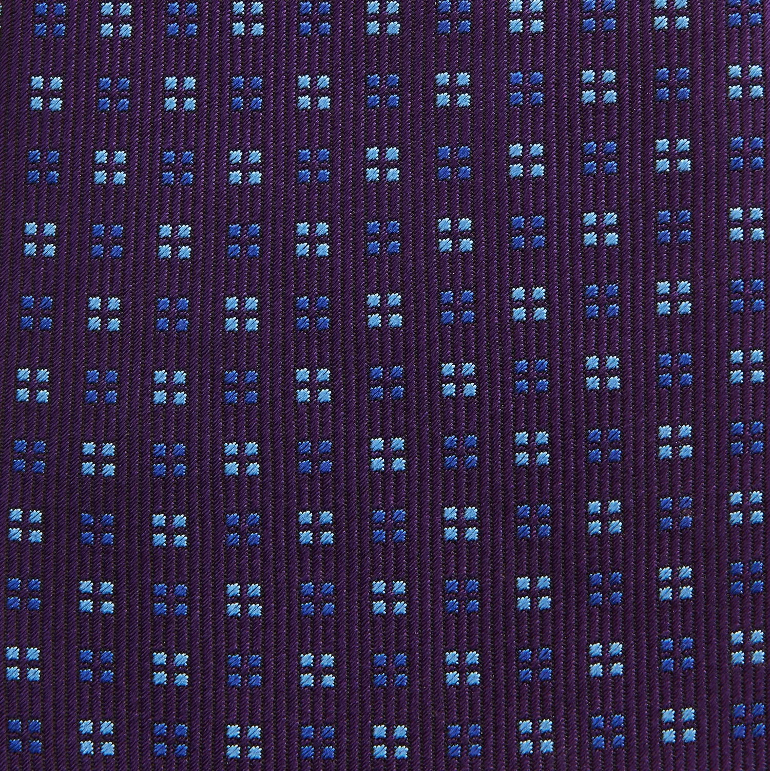 MINI SQUARE SPOT PLUM BLUE TIE sold by Turnbull & Asser product image thumbnail 3