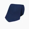 Plain Woven Grenadine SilkTie sold by Turnbull & Asser