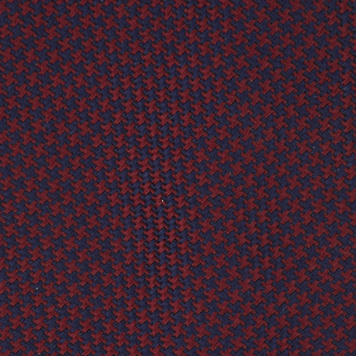 Burgundy Houndstooth-Silk Tie sold by Turnbull & Asser product image thumbnail 4