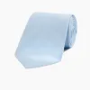 Plain Woven Satin Silk Tie sold by Turnbull & Asser