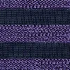 KNITTED STRIPE PURPLE TIE sold by Turnbull & Asser