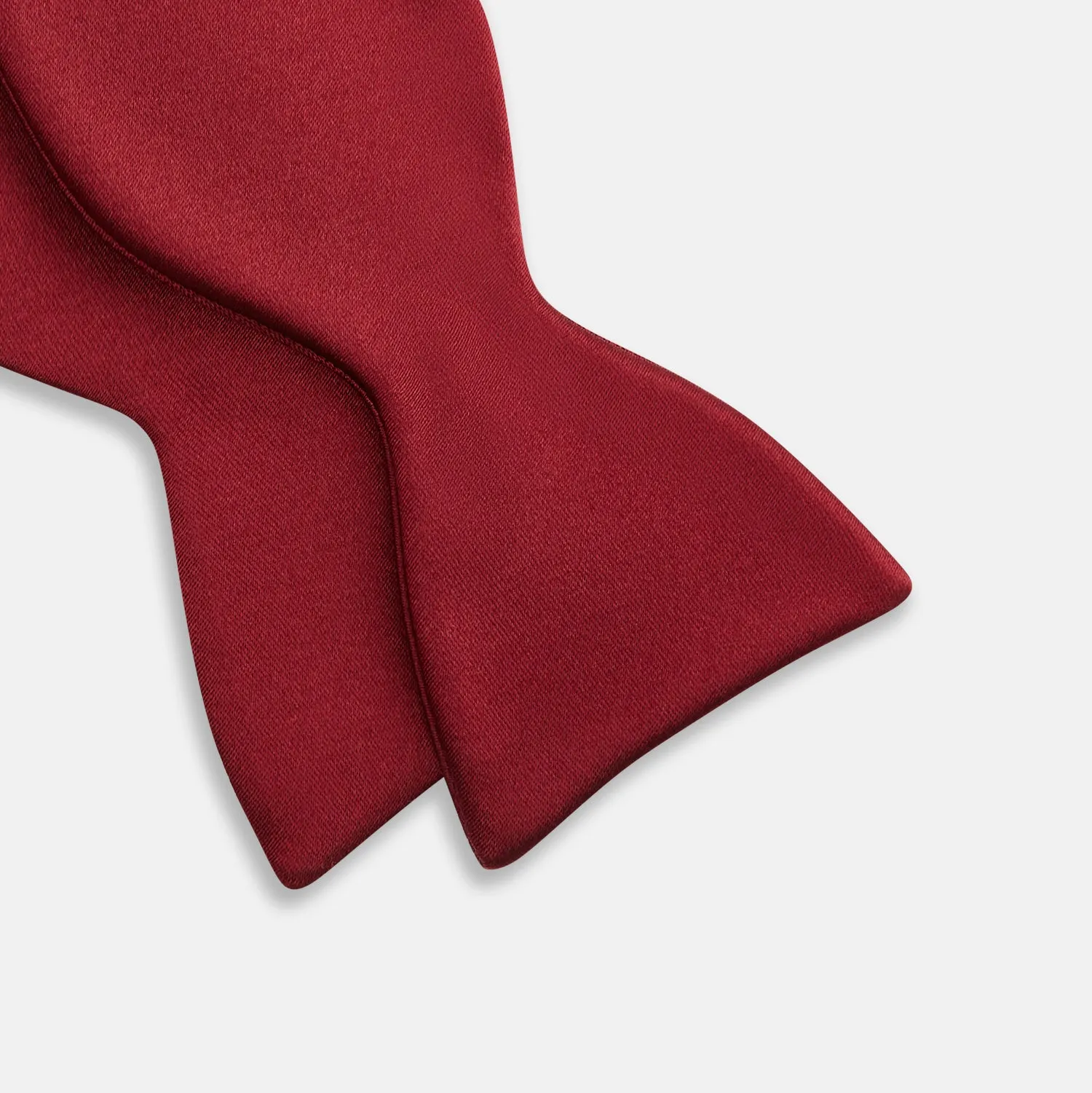 BURGUNDY SATIN BOW TIE sold by Turnbull & Asser product image thumbnail 3