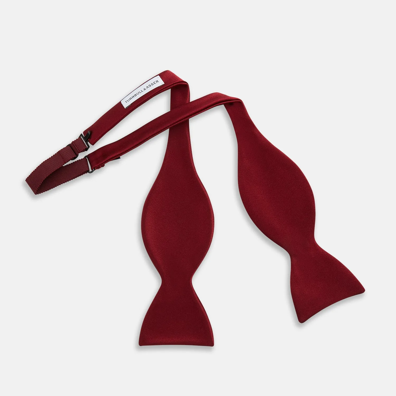 BURGUNDY SATIN BOW TIE sold by Turnbull & Asser product image thumbnail 2