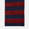 KNITTED STRIPE RED TIE sold by Turnbull & Asser
