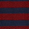 KNITTED STRIPE RED TIE sold by Turnbull & Asser