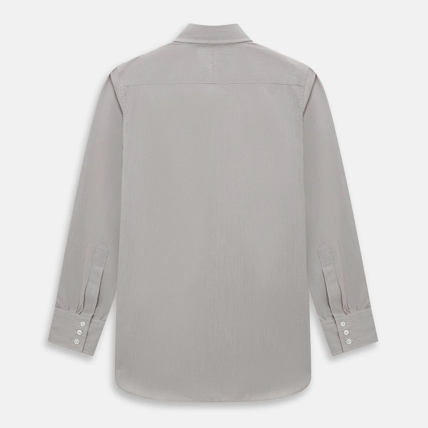 BROWN MICRO GRAPH CHECK WESTMINSTER SHIRT sold by Turnbull & Asser product image thumbnail 3