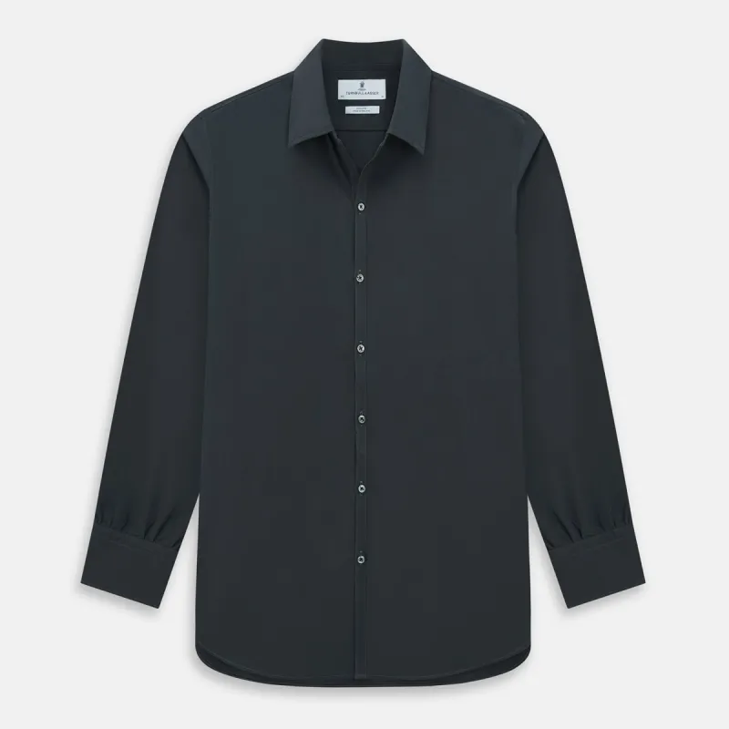 CHARCOAL WINDSOR SHIRT sold by Turnbull & Asser