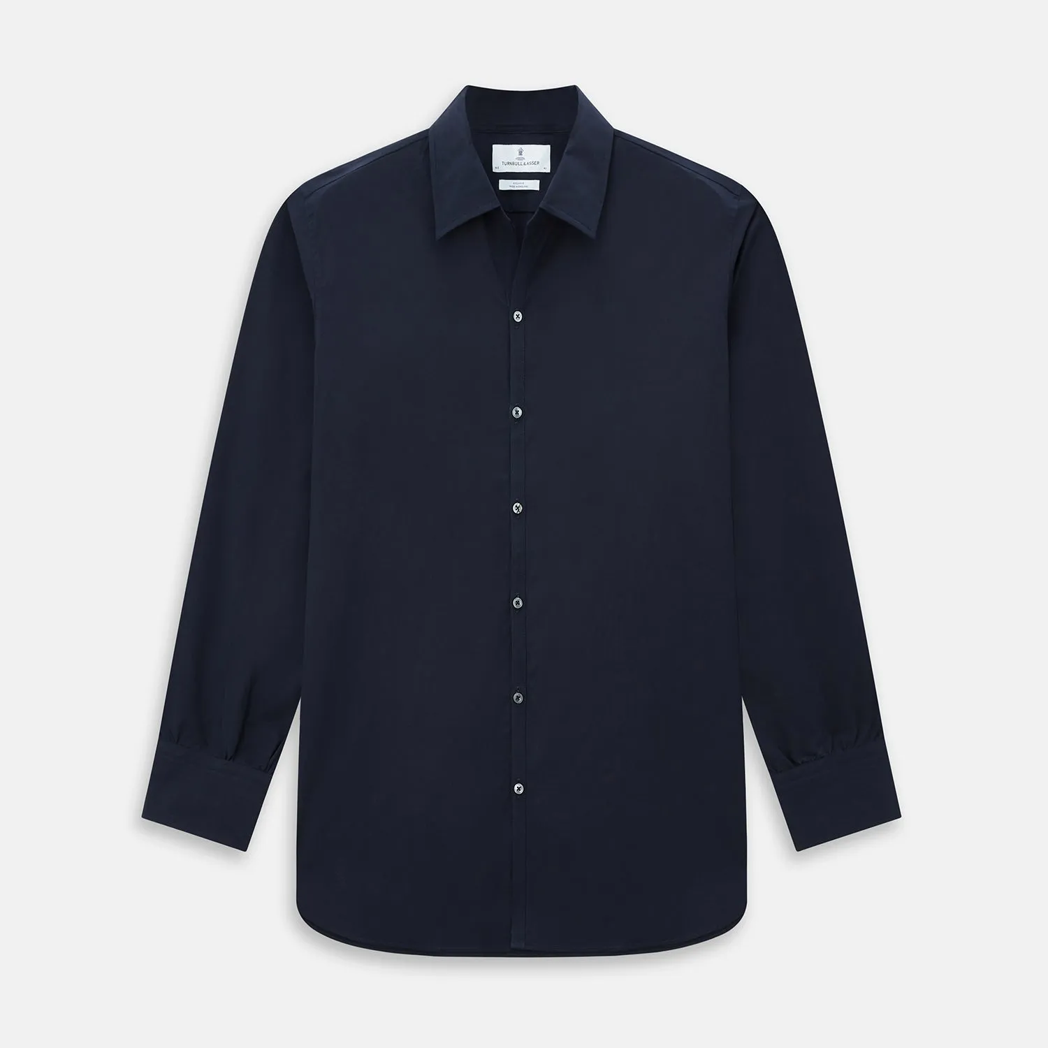 NAVY BLUE WINDSOR SHIRT sold by Turnbull & Asser