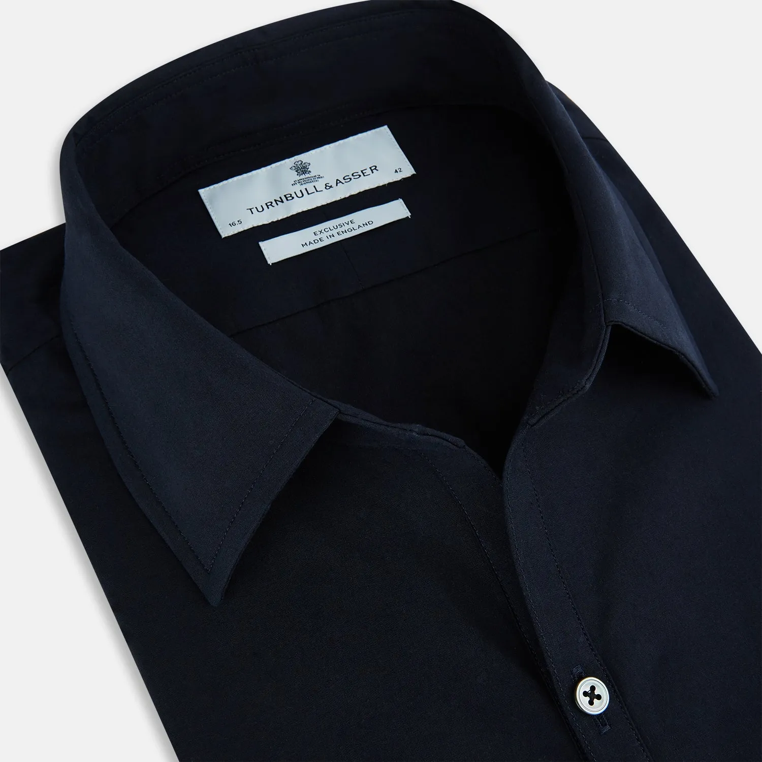 NAVY BLUE WINDSOR SHIRT sold by Turnbull & Asser product image thumbnail 2