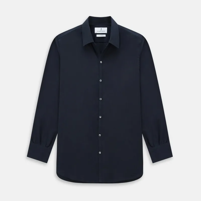 DARK NAVY WINDSOR SHIRT sold by Turnbull & Asser