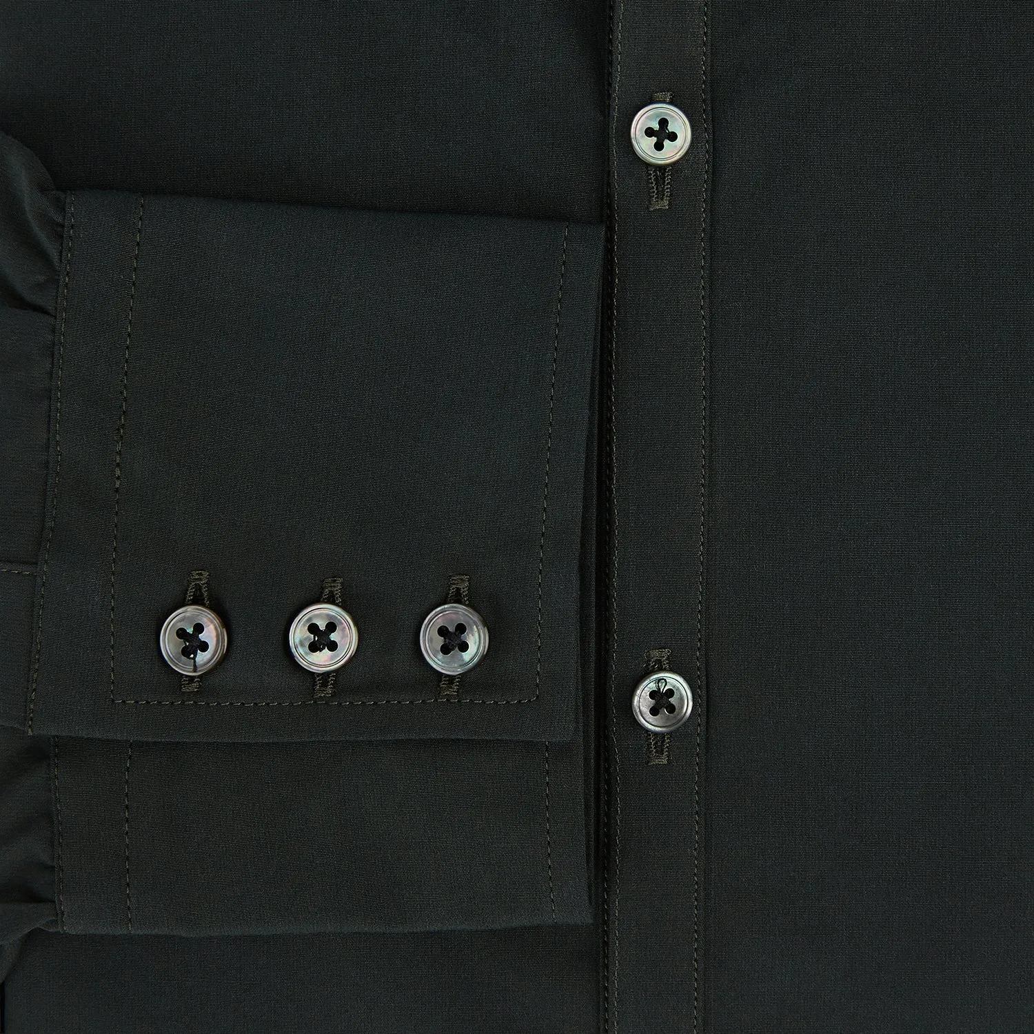 FOREST GREEN WINDSOR SHIRT sold by Turnbull & Asser product image thumbnail 4