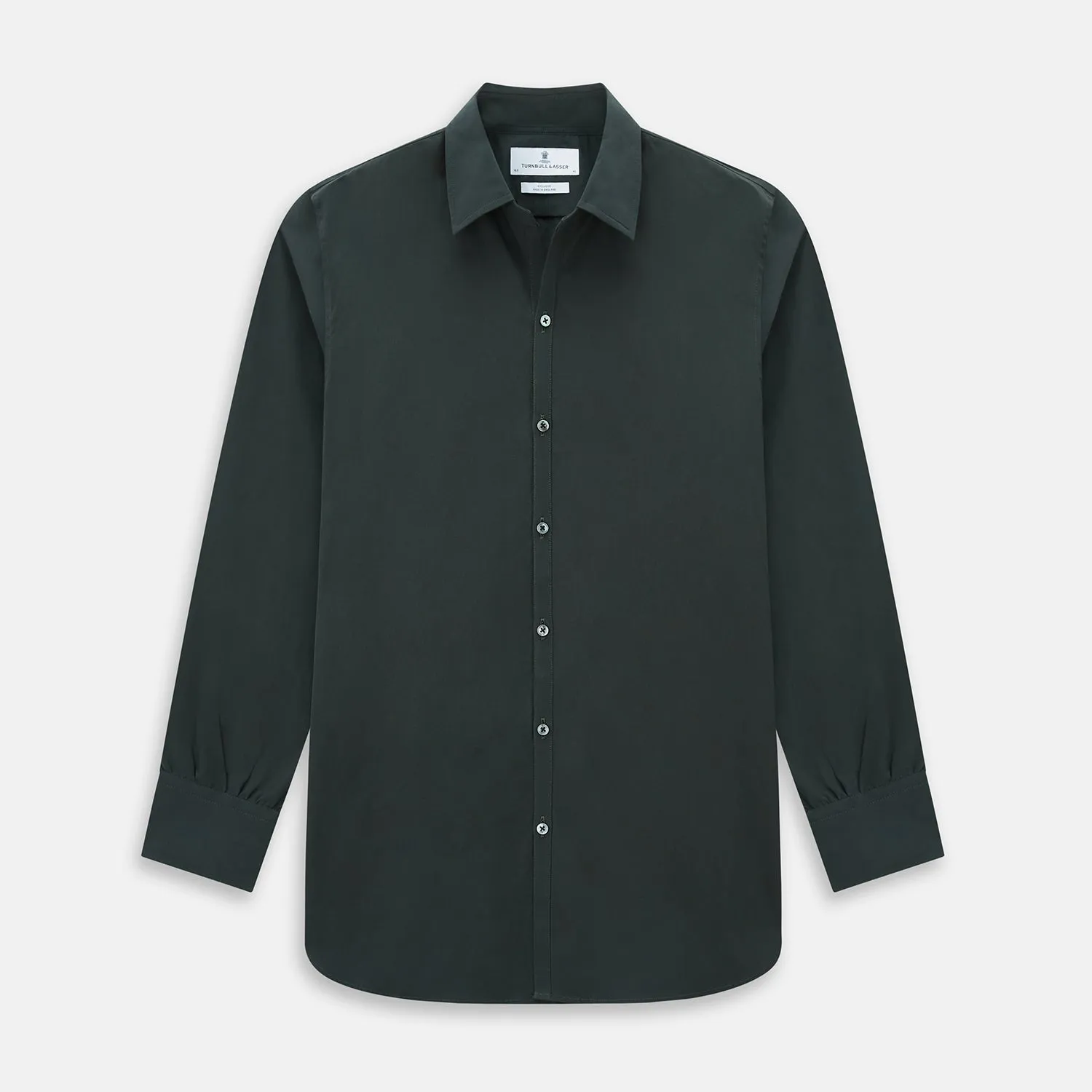 FOREST GREEN WINDSOR SHIRT sold by Turnbull & Asser