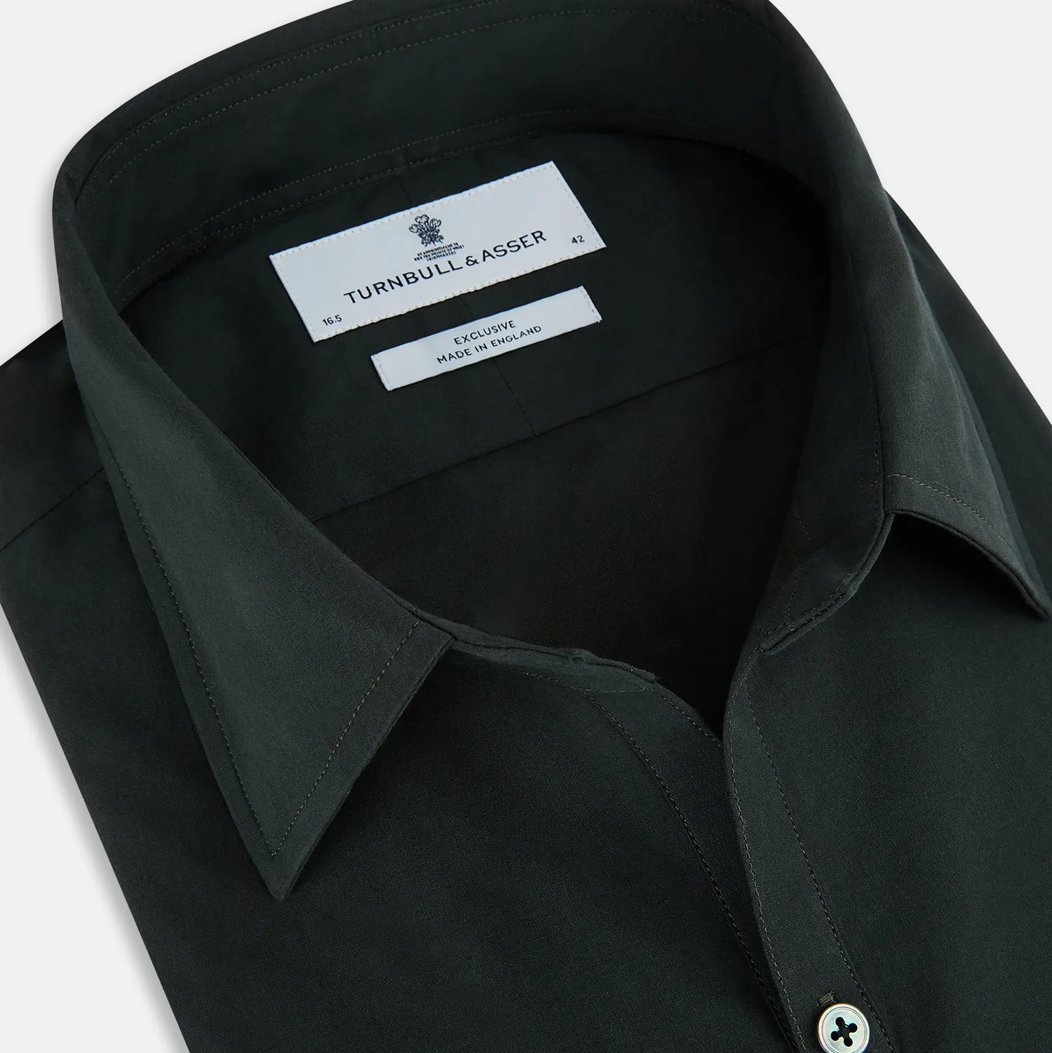 FOREST GREEN WINDSOR SHIRT sold by Turnbull & Asser product image thumbnail 2