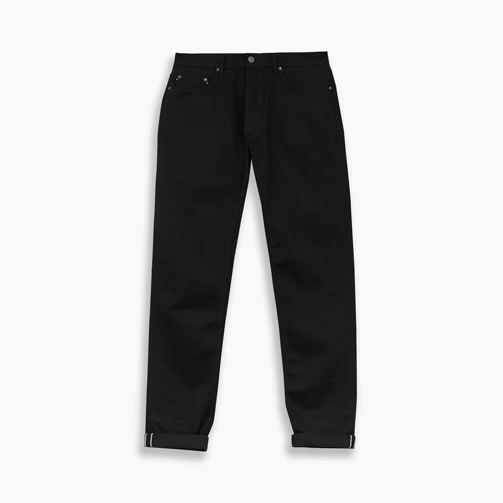 Black Italian Selvedge Denim Jeans sold by Turnbull & Asser product image thumbnail 4