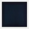 Navy and Blue Stripe Silk Pocket Square sold by Turnbull & Asser