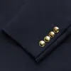 Short Navy Double Breasted Classic Blazer sold by Turnbull & Asser