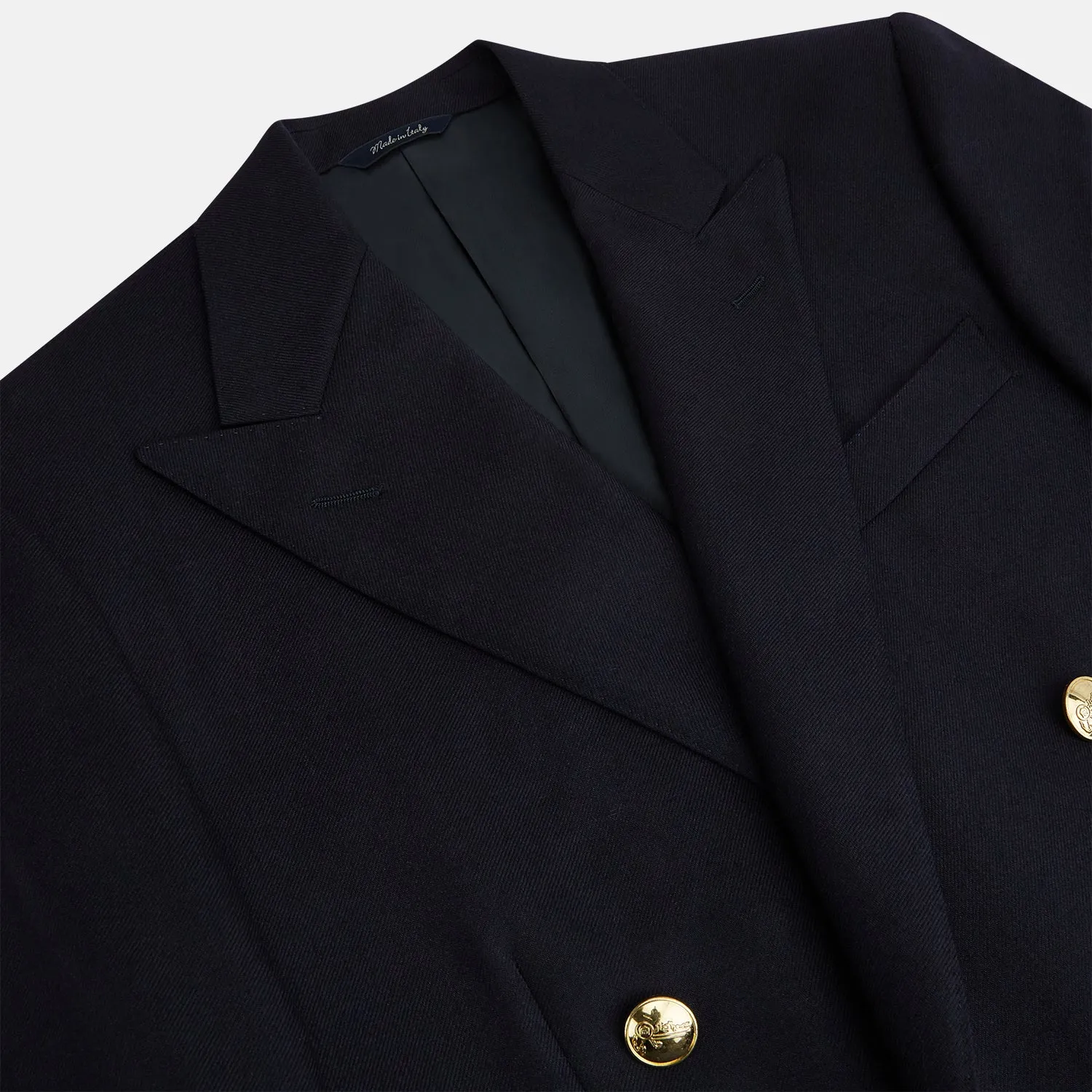 Navy Double Breasted Classic Blazer sold by Turnbull & Asser product image thumbnail 2