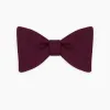 Burgundy Barathea Bow Tie sold by Turnbull & Asser