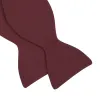 Burgundy Barathea Bow Tie sold by Turnbull & Asser