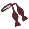 Burgundy Barathea Bow Tie sold by Turnbull & Asser