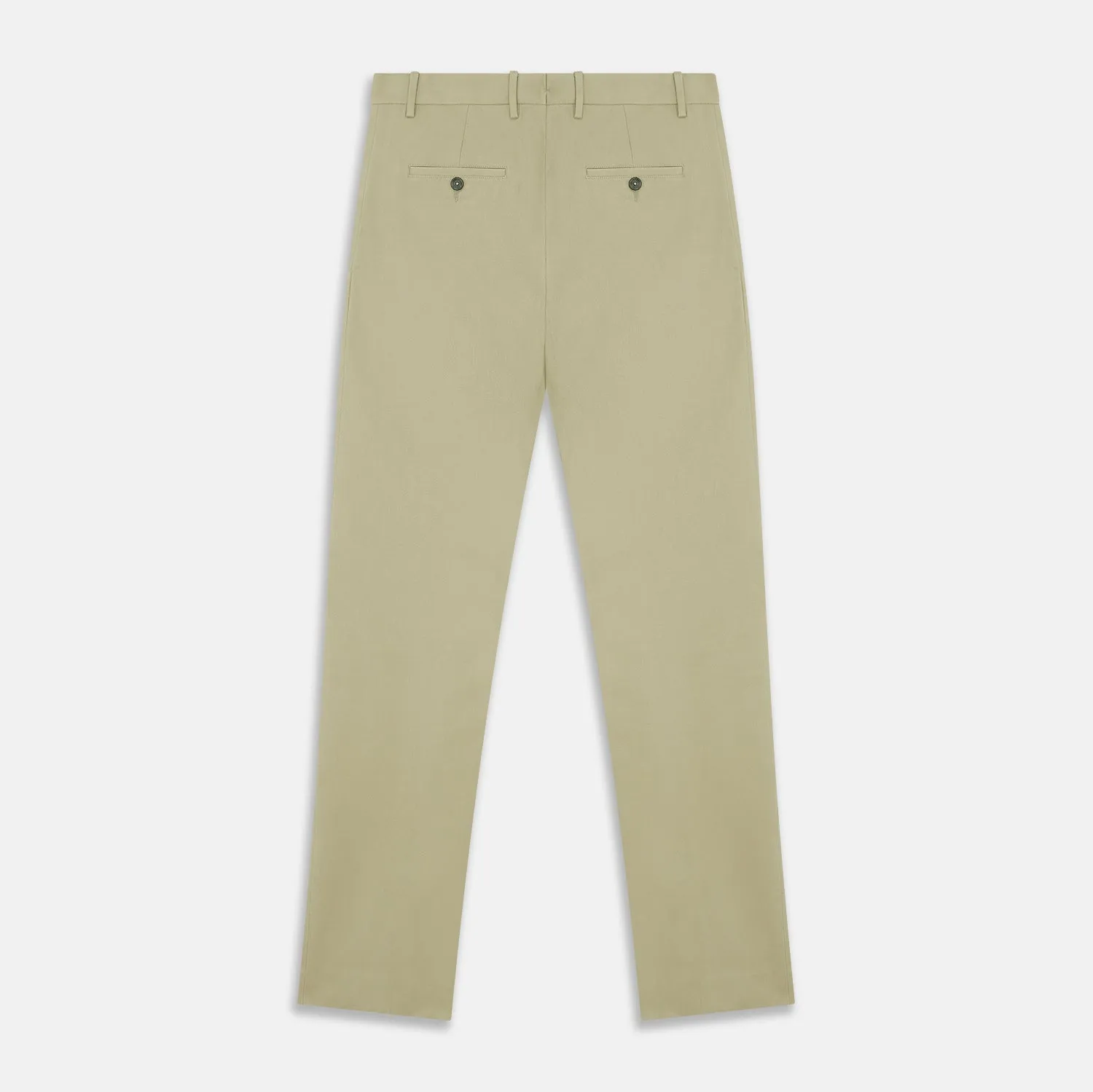 Beige Cotton Blend Manson Trousers sold by Turnbull & Asser product image thumbnail 3