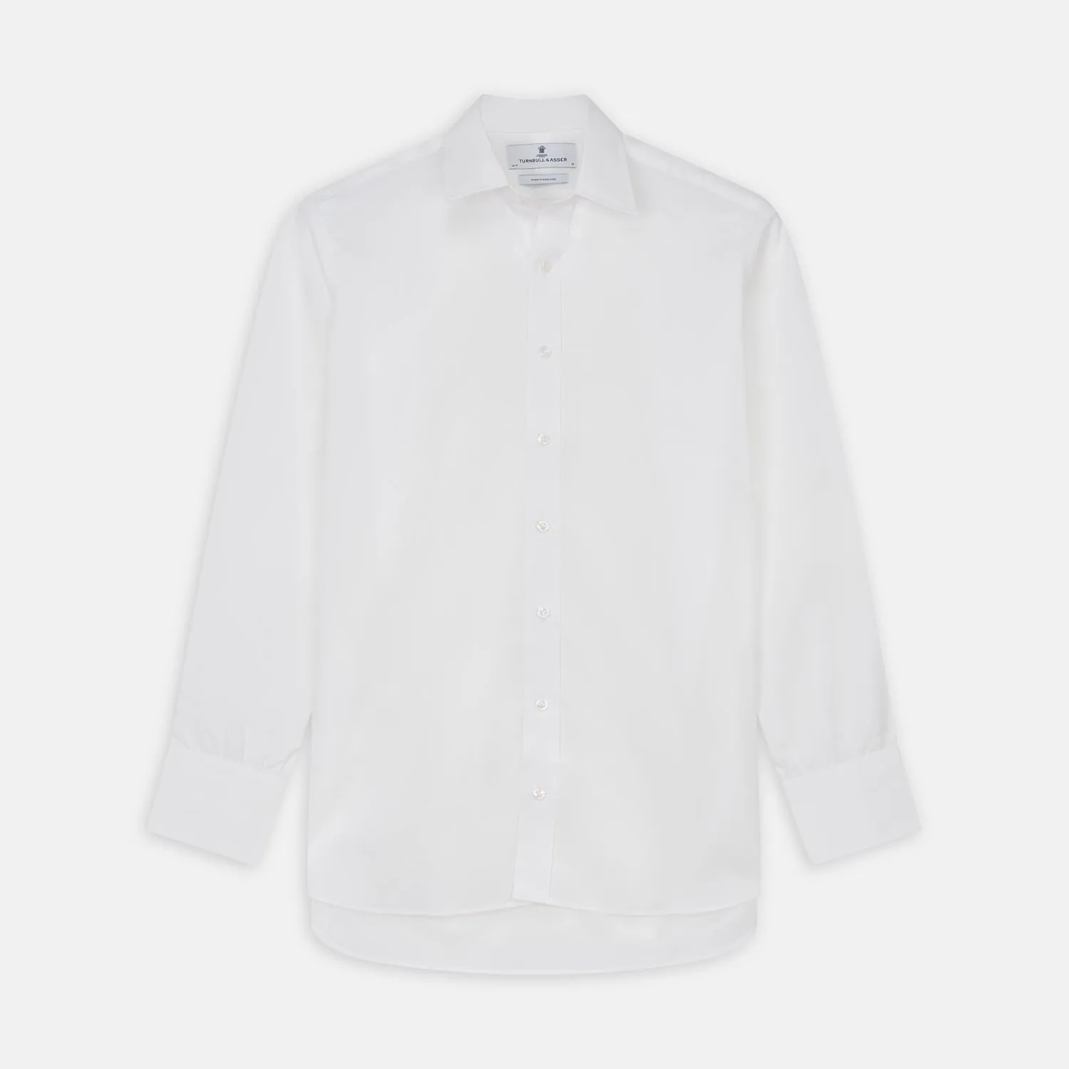 White Cotton Voile Regular Fit Mayfair Shirt sold by Turnbull & Asser