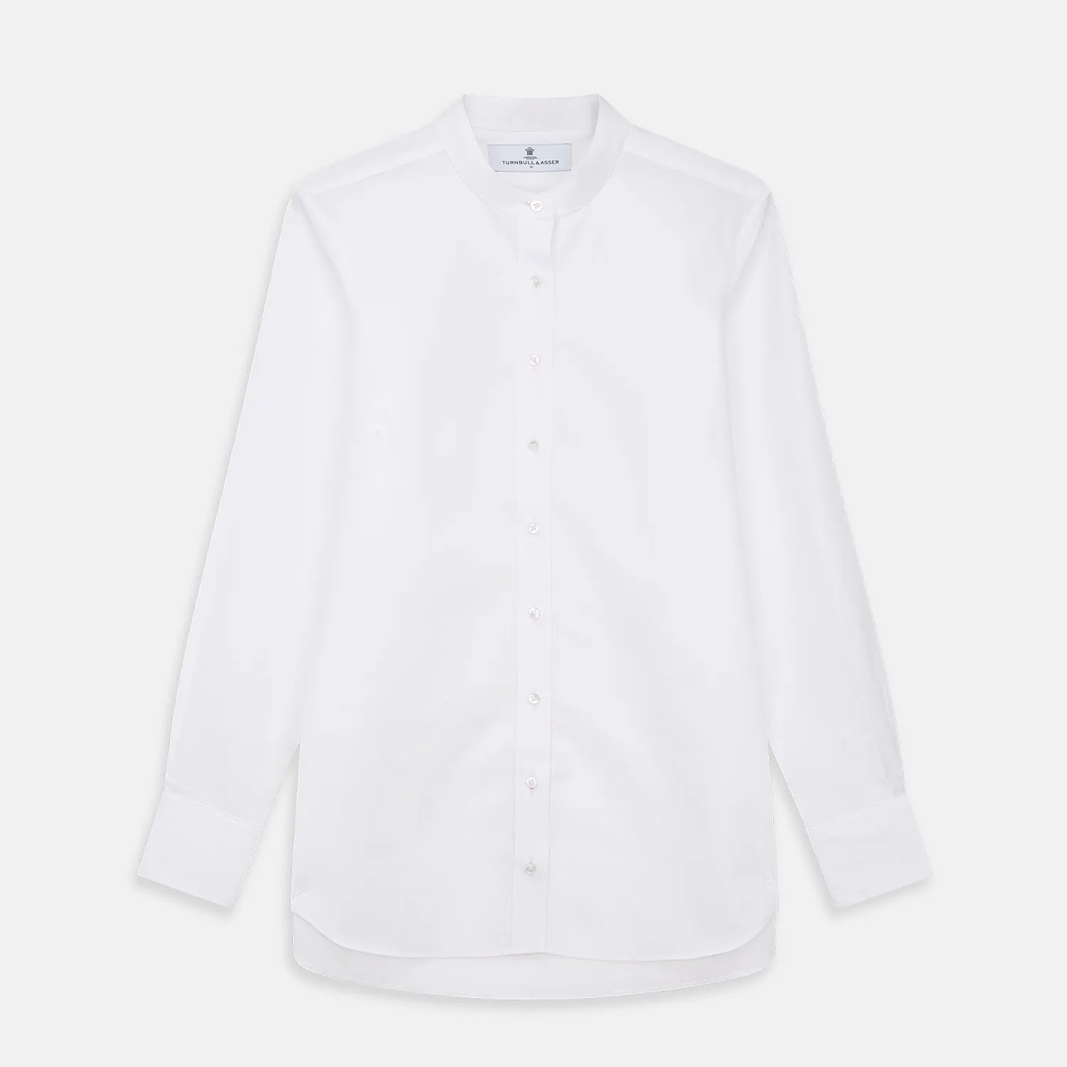 White Cotton Lauren Shirt sold by Turnbull & Asser