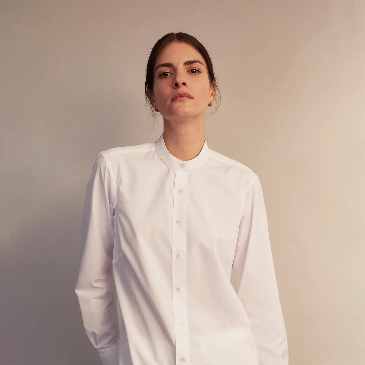 White Cotton Lauren Shirt sold by Turnbull & Asser product image thumbnail 5